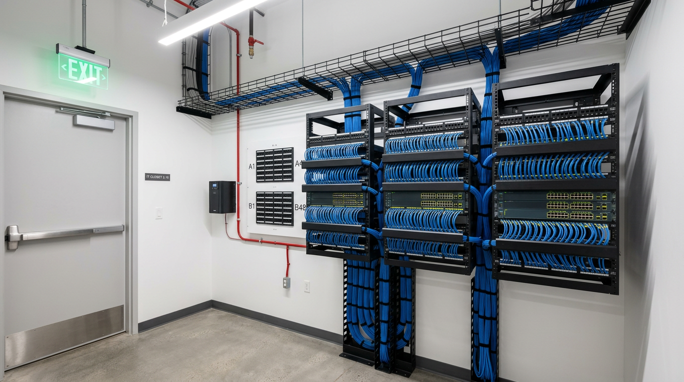 Office Structured Cabling — Houston, TX